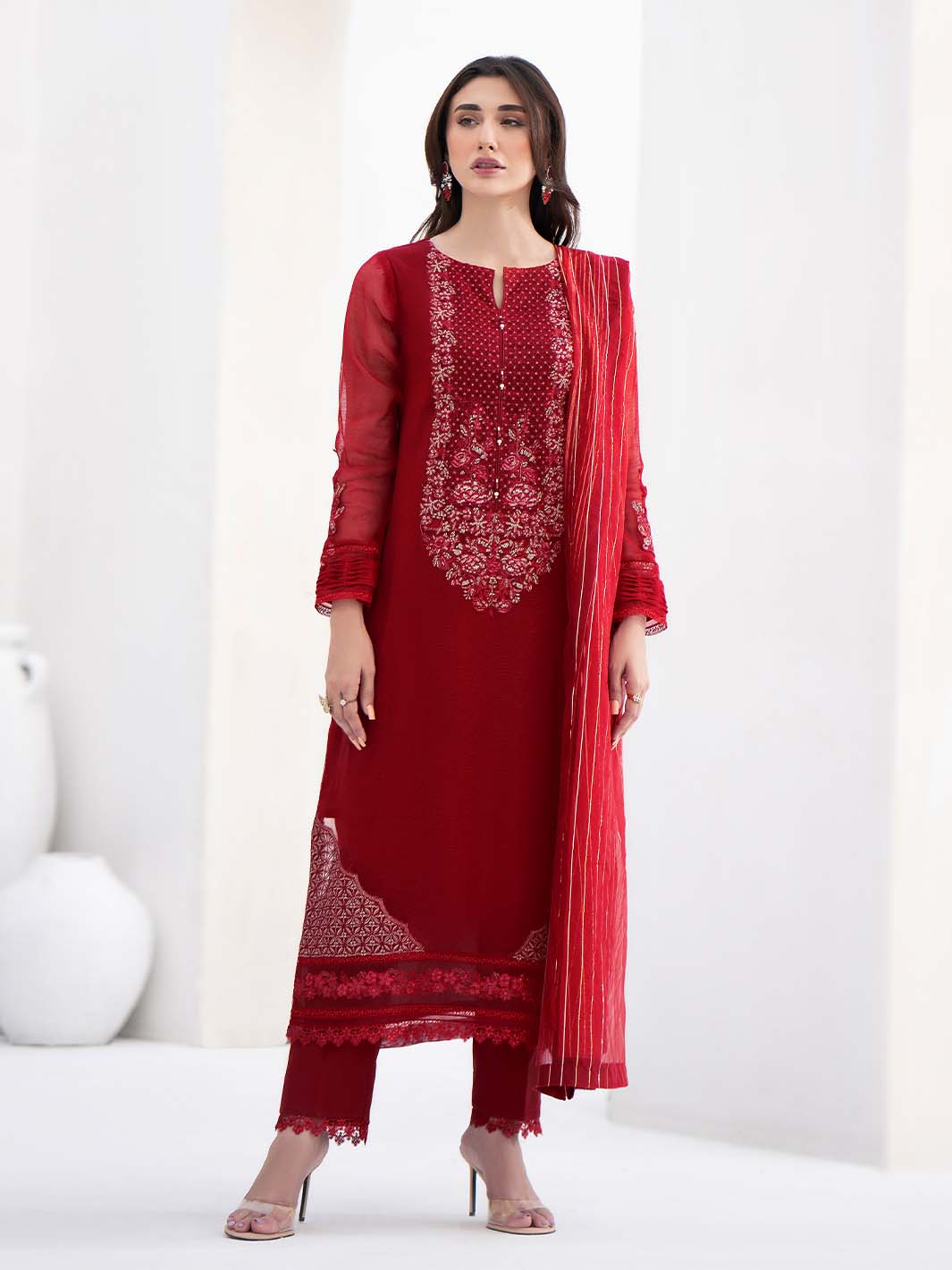 Gul | 3 PC Stitched