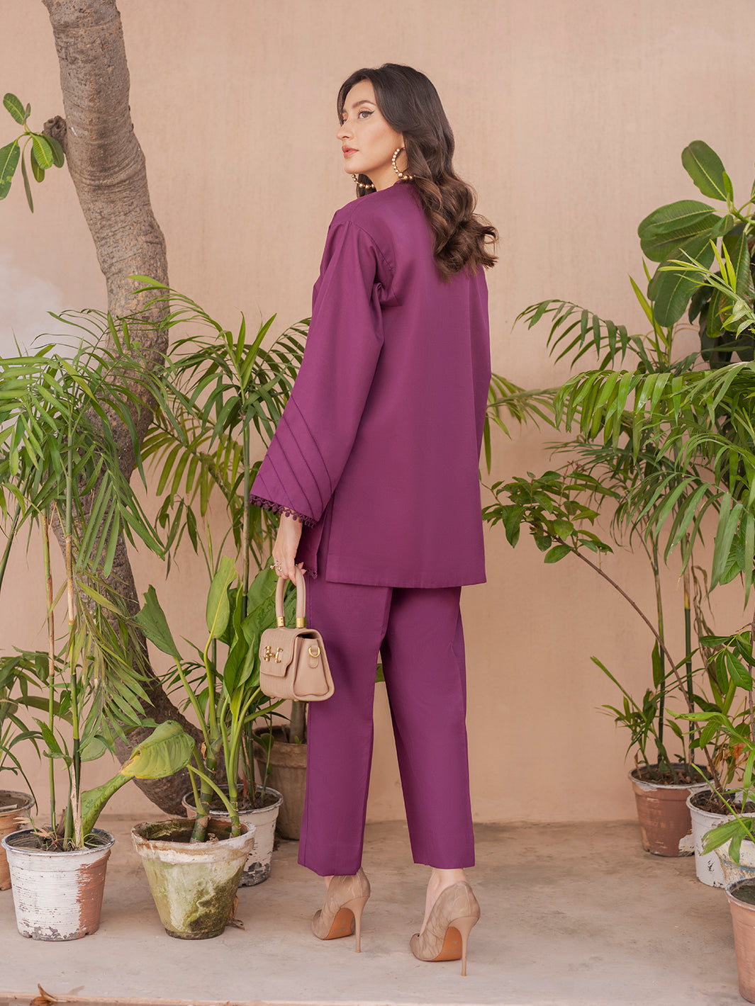 Orchid | 2 PC Stitched