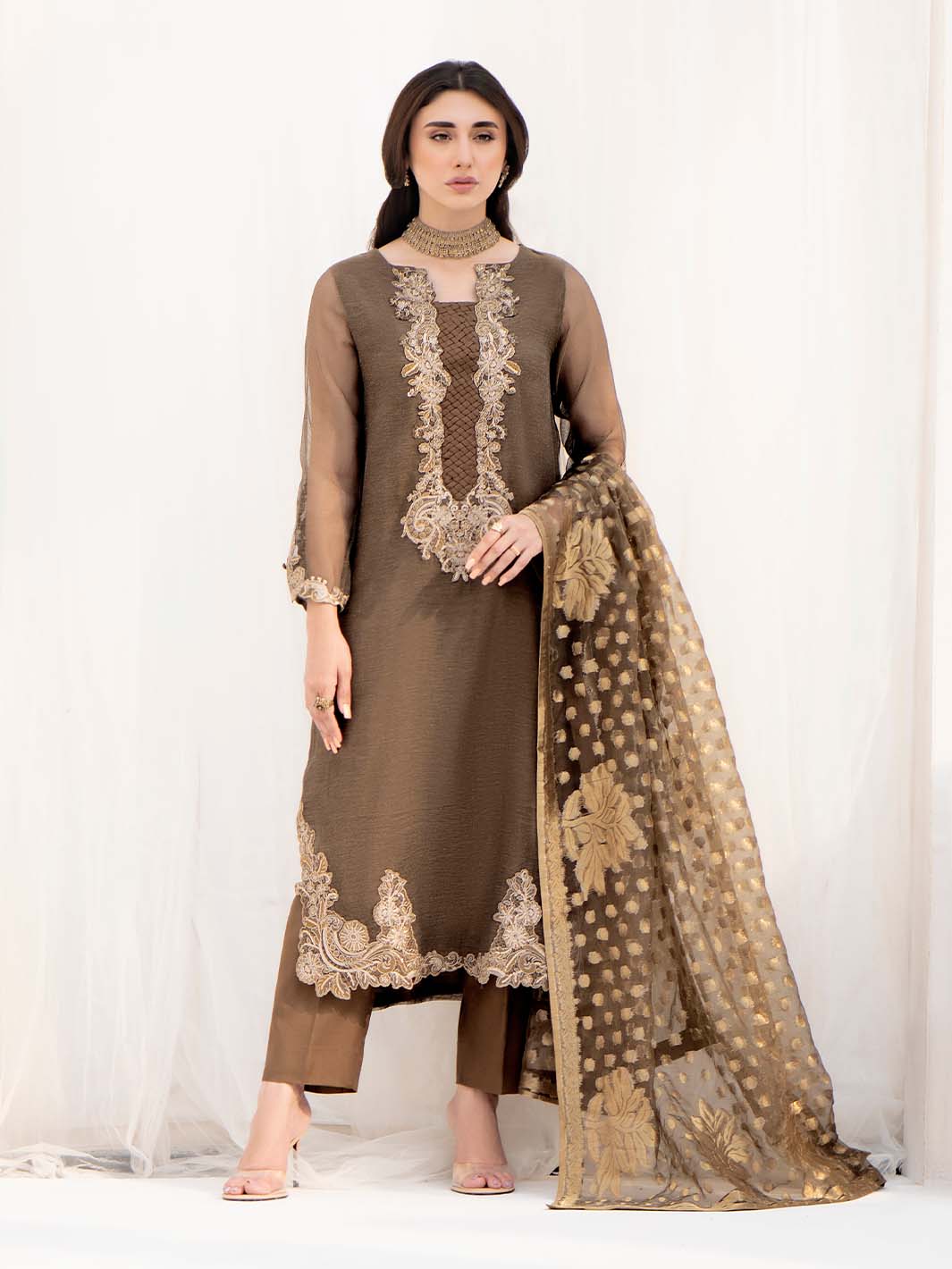 Barbena | 3 PC Stitched