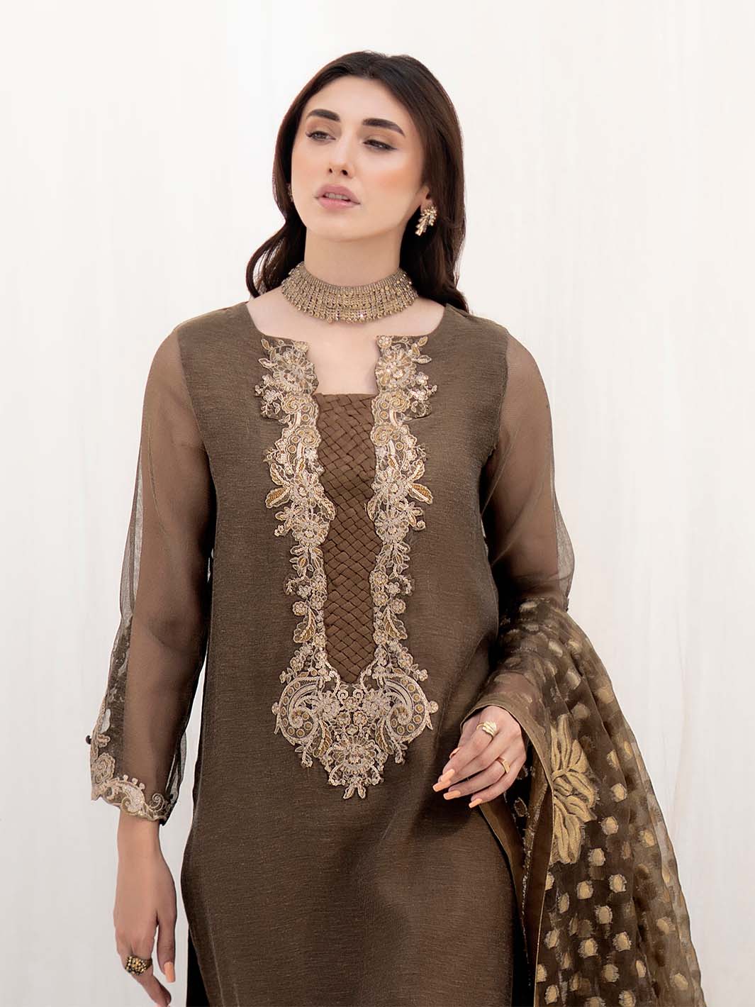 Barbena | 3 PC Stitched
