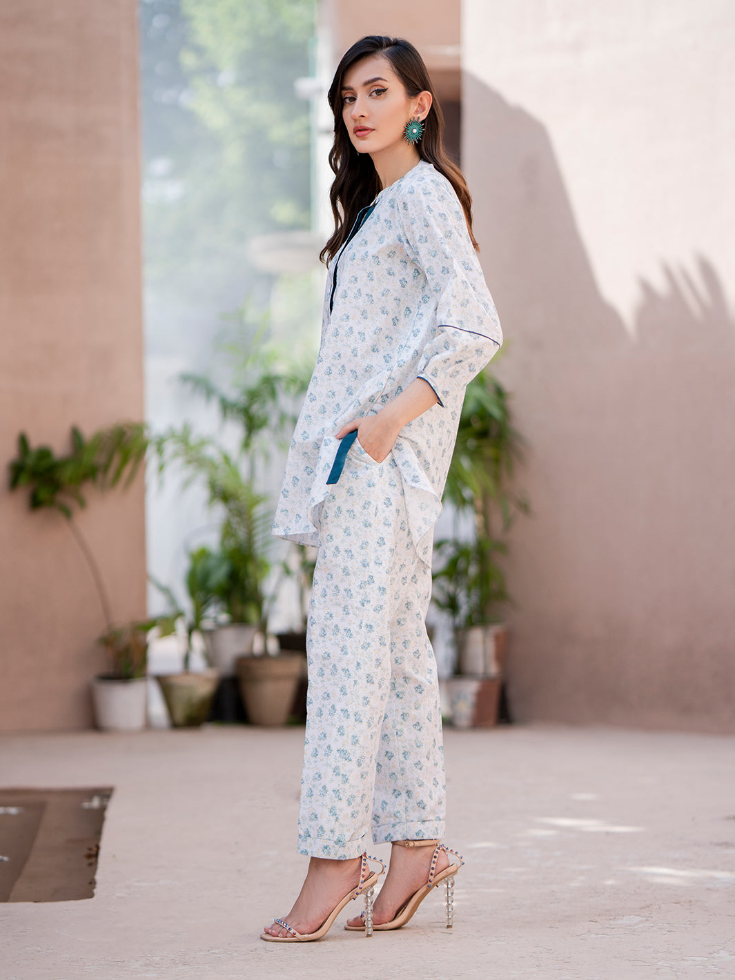Magnolia | 2 PC Stitched